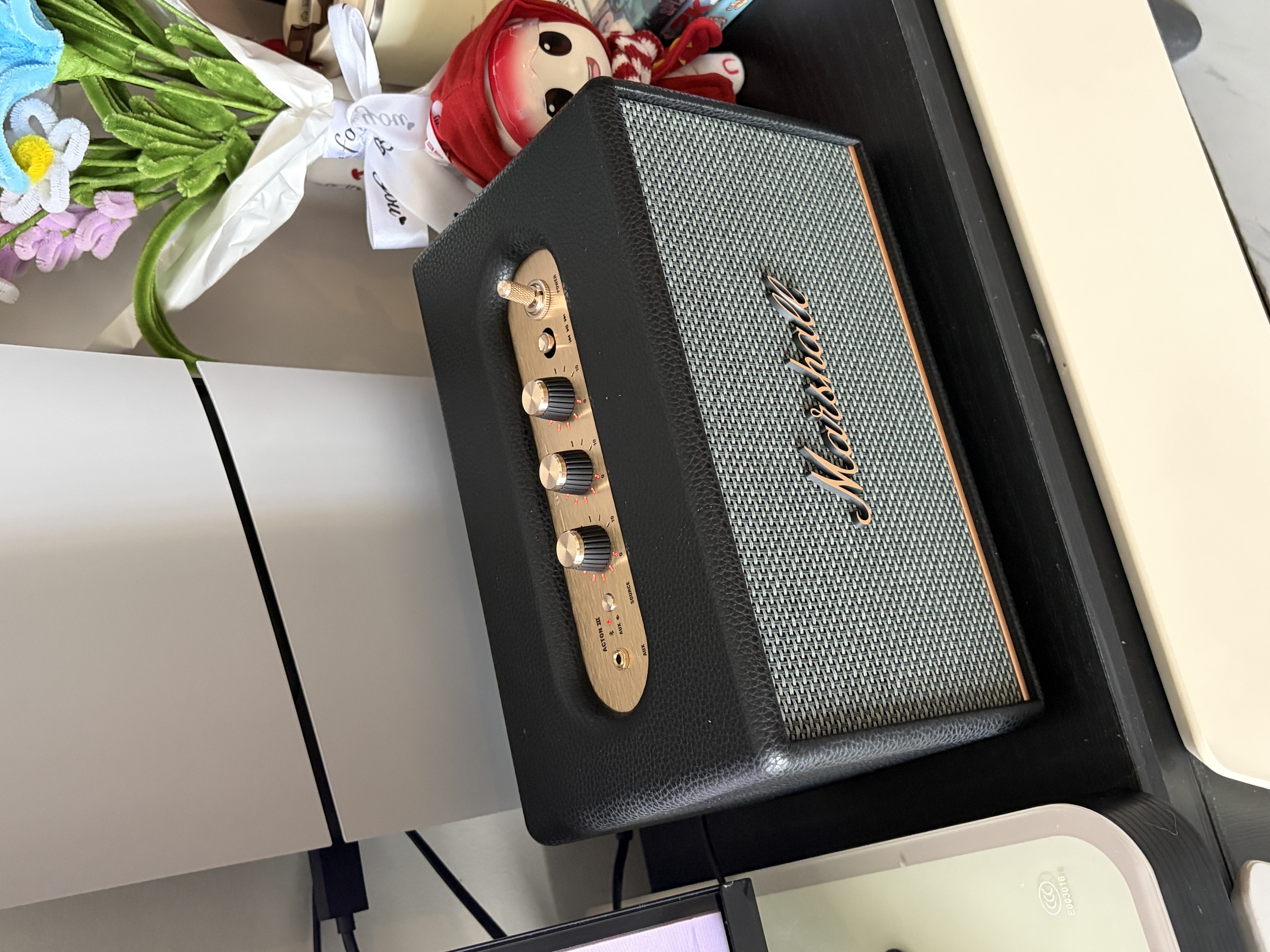 Marshall（马歇尔）ACTON III 蓝牙音箱3代无线家用室内重低音生日毕业礼物桌面电脑音响 黑色 实拍图