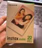 INSTAX富士instax立拍立得 mini相纸 白边双包20张+闪闪星钻边框贴 实拍图