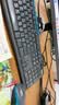 罗技（Logitech）MK275 键鼠套装 无线键鼠套装 办公键鼠套装 全尺寸 商务键鼠套装 带无线2.4G接收器 黑蓝色 实拍图