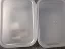 智纳生活桌面收纳盒杂物收纳筐储物盒收纳箱 白透色大号矮款 35*25*10.5cm 实拍图