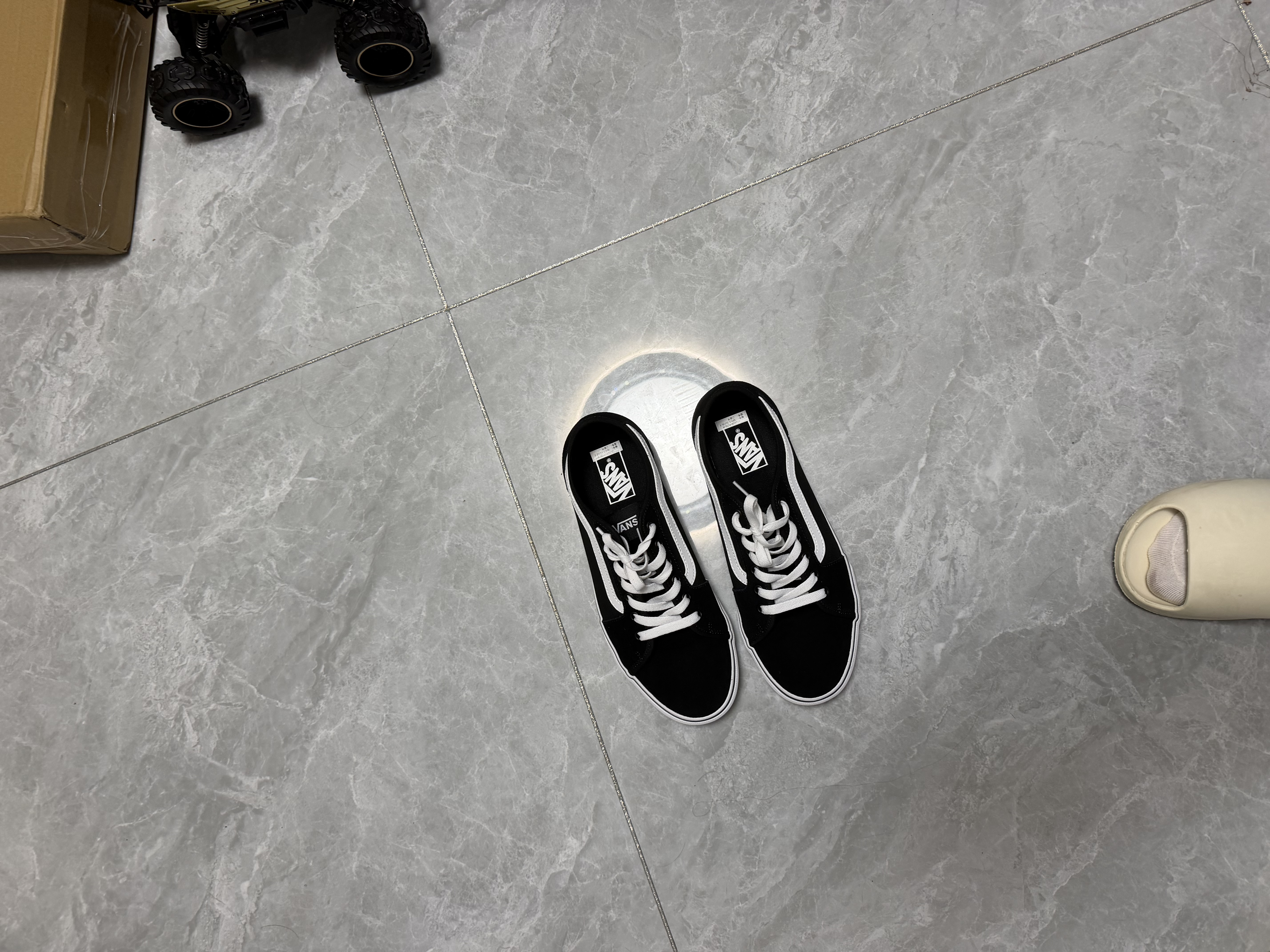 VANS范斯官方 Filmore Decon黑色复古风透气男鞋板鞋运动鞋 黑色 44 实拍图