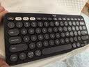 罗技（Logitech）时尚系列K390无线蓝牙键盘 超薄便携 K380升级版 黑色 79键 实拍图