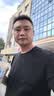 拇指白小T二代三防水光魔术男女士短袖T恤夏季纯棉经典上衣 墨黑男 3XL 实拍图