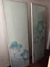 晴画窗户玻璃贴膜 防窥透光不透人 浴室彩印牡丹 60*200cm 玻璃贴纸 实拍图