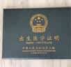众未（JONEVEE）出生证明保护套单本经典双插页 墨绿色 宝宝出生医学证明外皮证件皮套 ZWCS01 实拍图