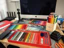 辉柏嘉（Faber-castell）【开学文具】彩铅水溶性彩色铅笔绘画套装画画工具儿童礼物100色铁盒装514001速写绘画毕业礼物 实拍图