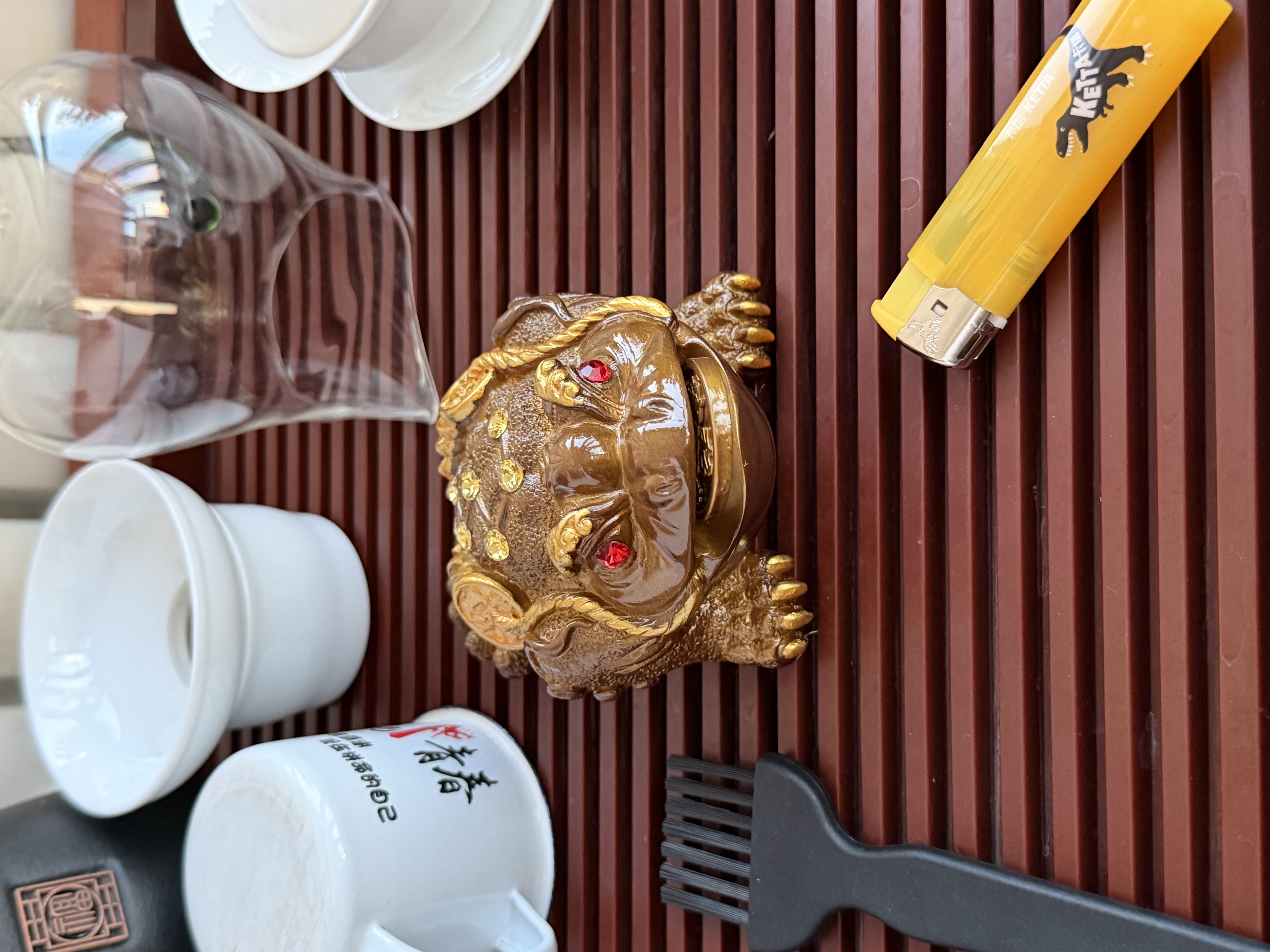 豪峰2026新款金蟾茶宠摆件可养可养变色整套茶具套装茶宠中秋节礼物 实拍图