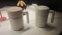 膳魔师（THERMOS）不锈钢水杯办公泡茶杯大容量桌面把手杯学生保温杯生日礼物TCMM 经典白 520ml 升级316L不锈钢 实拍图