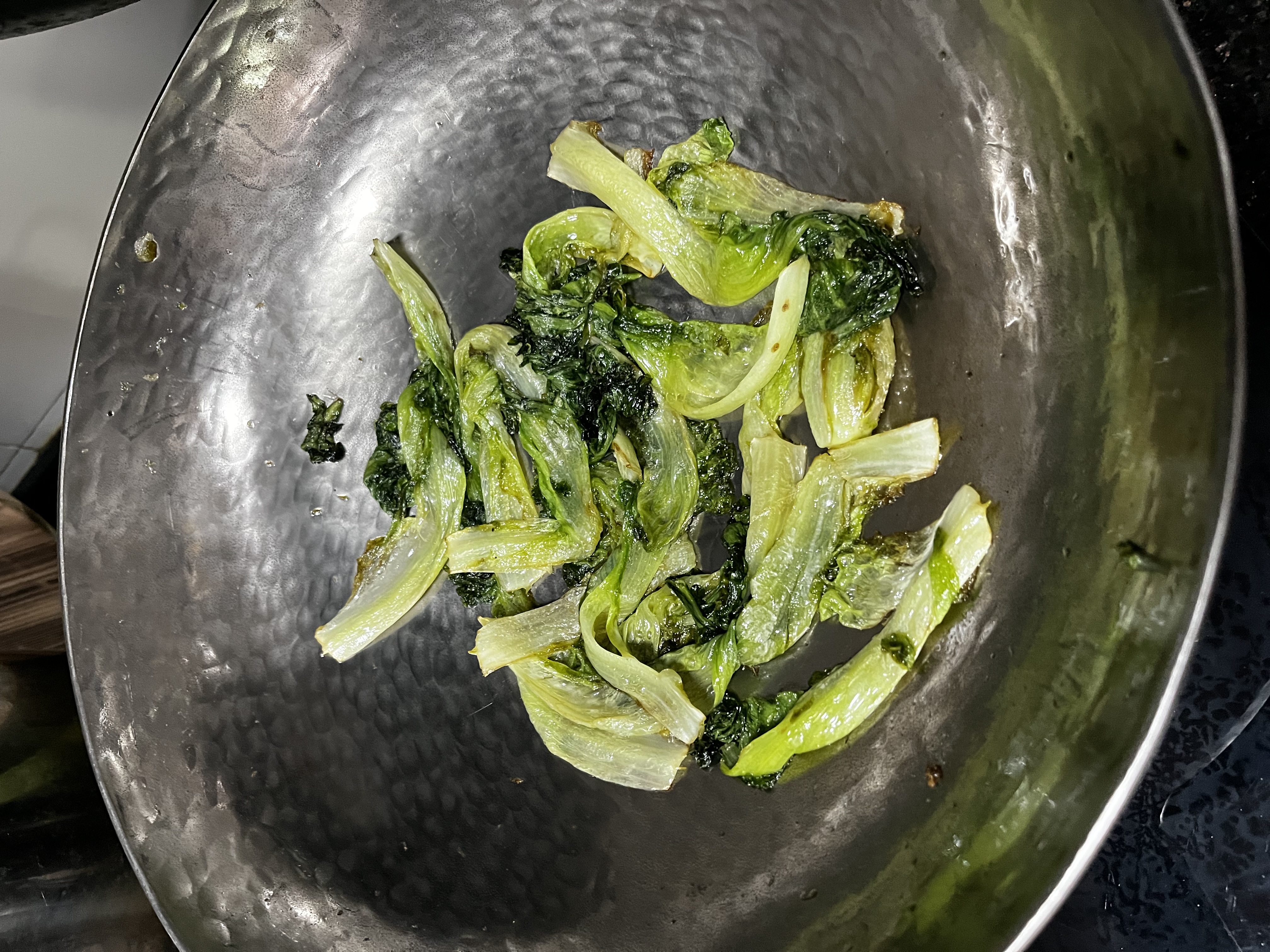 老聂家 纯钛炒锅章丘铁锅手工家用无涂层不粘锅老式炒菜锅锅把一体钛锅 聂阴江锅把一体 34cm 实拍图