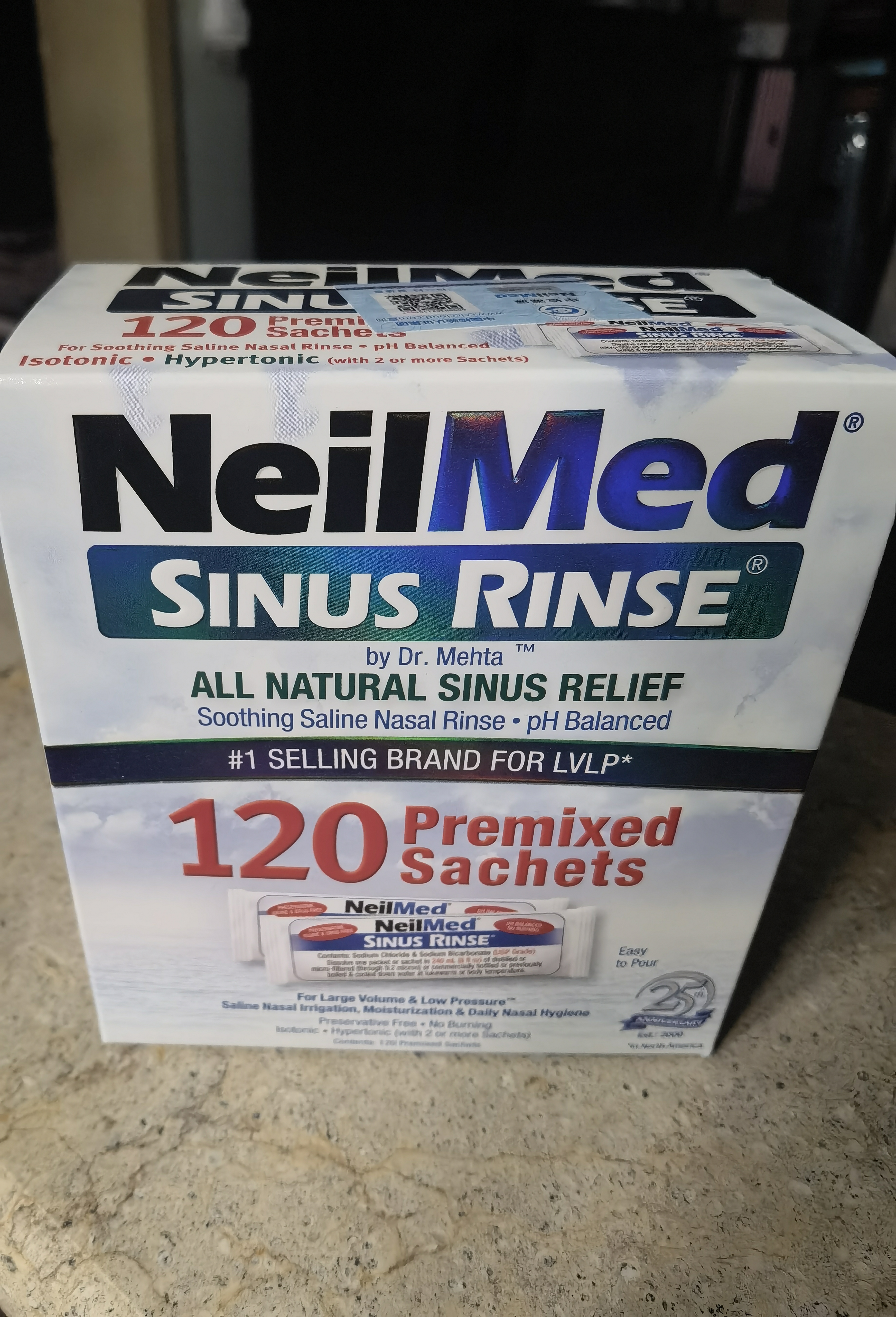 neilmed成人洗鼻盐电动洗鼻器手动生理盐水专用盐军训无碘平衡盐中秋礼品 实拍图