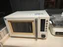 美的（Midea）空气炸微波炉烤箱一体机复古奶油风高颜值无油低脂大功率APP智能AI变频不锈钢内胆25L（PC23F5W） 实拍图