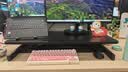 全品屋升降电脑桌升降工作台电脑升降支架台站立式升降办公书桌 【TOP爆款】气动无级升降-黑桌双层80x40cm 【宽敞品质桌面】 实拍图