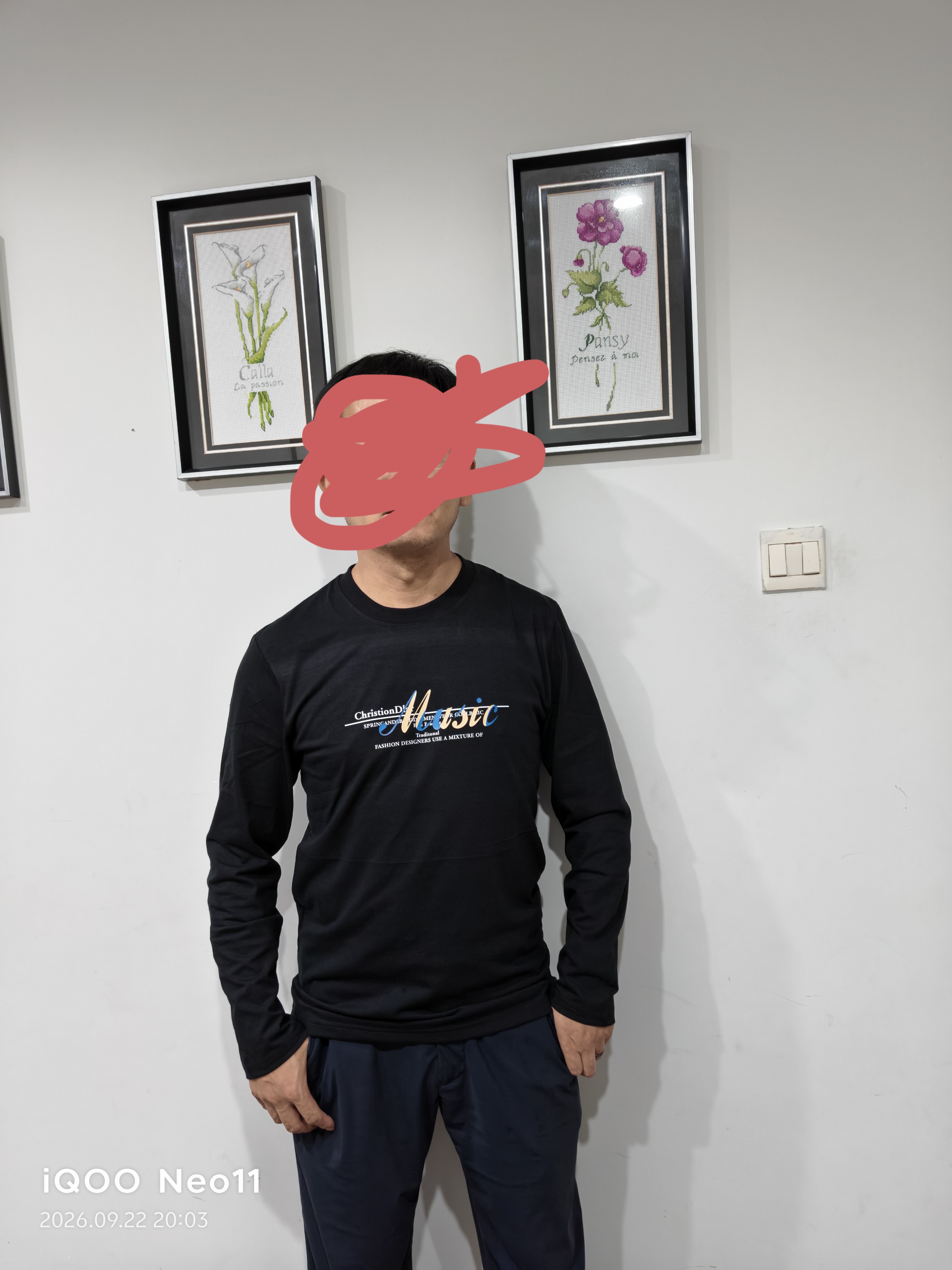 雾卡【棉T3件装】长袖t恤男士新款打底衫潮流春秋装秋衣T恤男士休闲 【3件装】PK卡其+EXP白+炫彩黑 L 码 115斤-130斤 实拍图