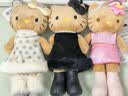 三丽鸥（SANRIO）NIC长腿黑皮珍珠HelloKitty爱心扣 赵露思同款 毛绒玩具礼物520 实拍图