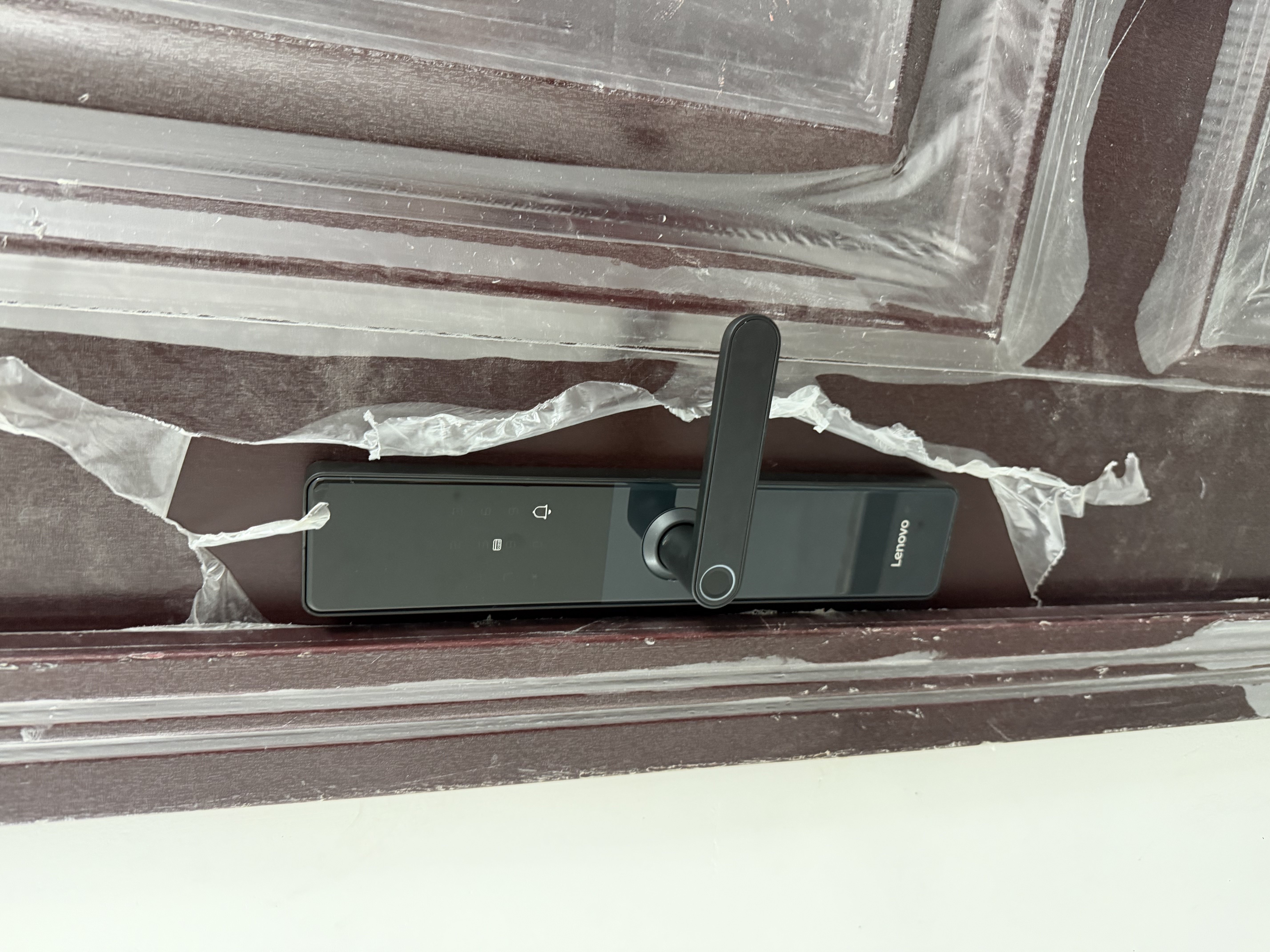 联想E20 指纹锁 智能门锁 民宿公寓 密码锁 入户门 智能锁 家用 防盗门 电子锁 C级锁芯 免费安装 实拍图