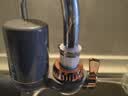 美的（Midea）净水器水龙头过滤器家用自来水滤水器直饮前置过滤器厨房卫生间通用除水垢除余氯双出水可清洗滤芯 一机三芯【两年免换滤芯】 实拍图