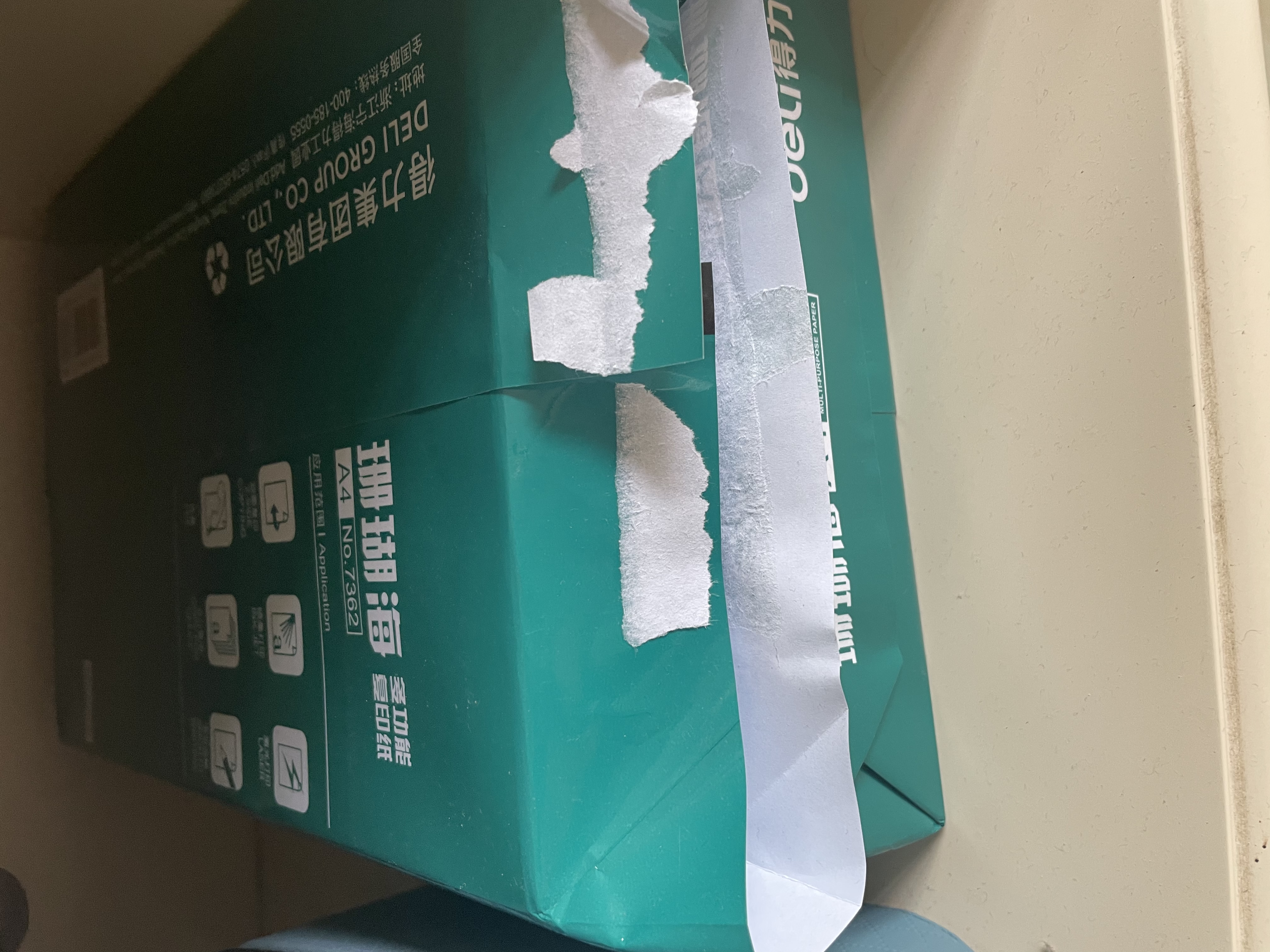 得力（deli）【2包便携装】珊瑚海A4打印纸 70g500张单包 双面复印纸 7362 实拍图