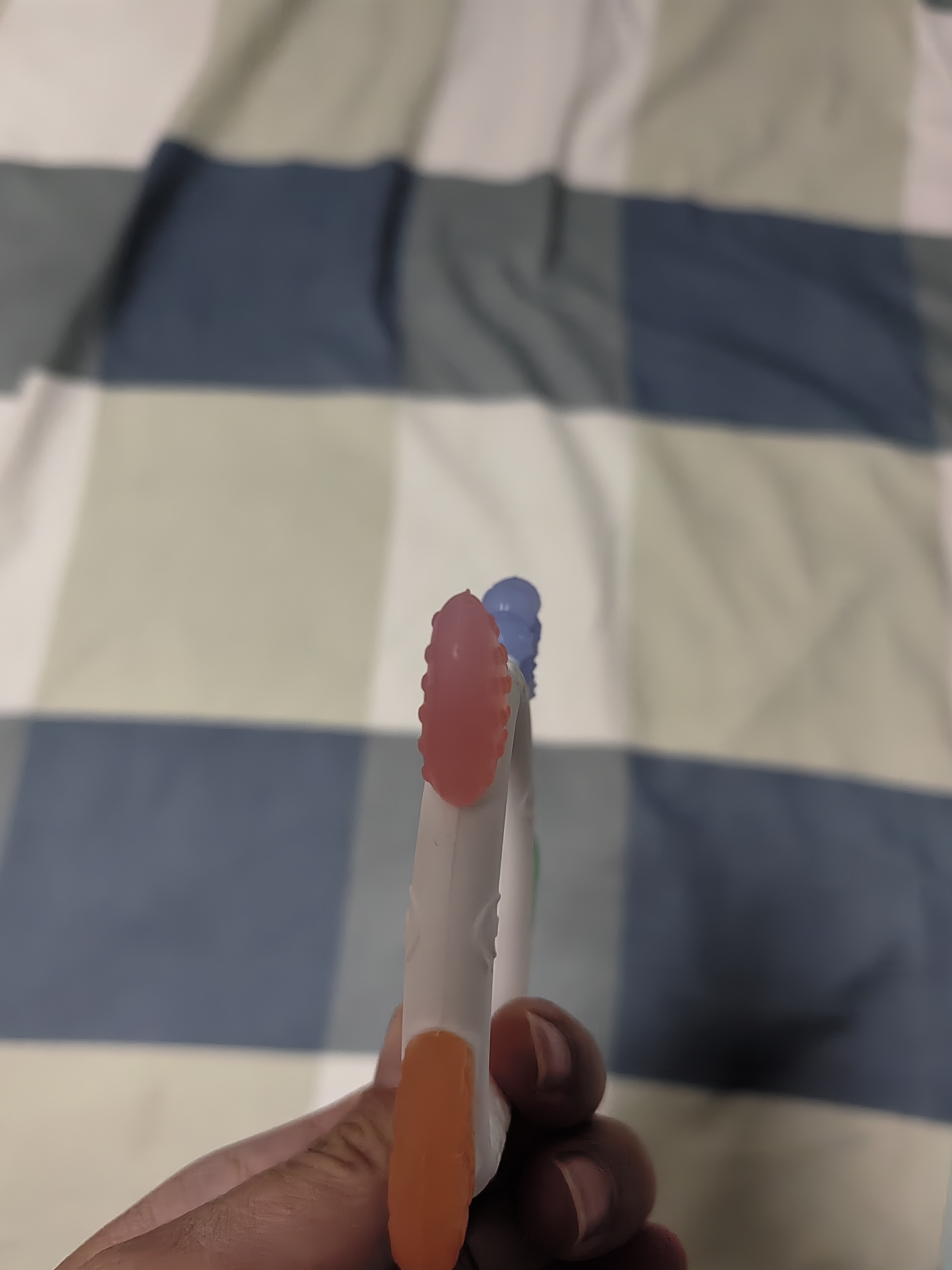 马博士婴儿牙胶安抚磨牙胶棒4个月以上口欲期小蘑菇牙胶防吃手水果牙胶 实拍图