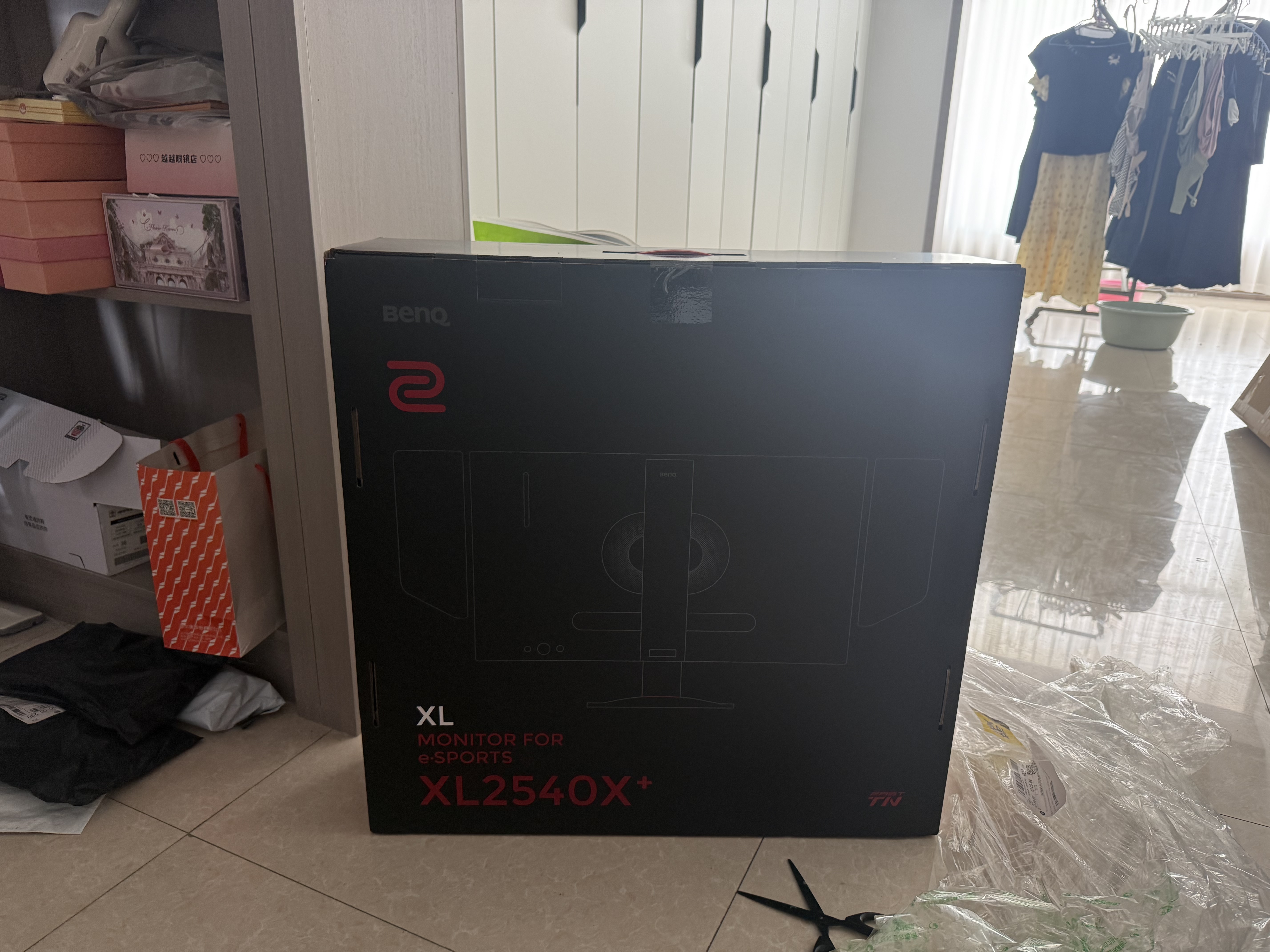 卓威ZOWIE 280Hz显示器 电竞显示器 FastTN屏 游戏显示屏 电脑显示器240hz升级款 XL2540X+ 实拍图