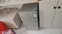 奥克斯（AUX）小冰箱家用小型迷你冷藏冷冻两用出租房宿舍用节能省电寝室办公室电冰箱 【净化去味】126银色【高效保鲜 铜管速冷】22L 实拍图