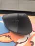 罗技（Logitech）Lift人体工学鼠标 垂直鼠标 小手鼠标 无线蓝牙鼠标 3台设备秒切换 带Logi Bolt接收器 黑色 实拍图