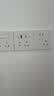 公牛（BULL）开关插座 G12系列五孔带USB+Type-C 30w快充奶油风G12E537暮雪白 实拍图