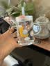 富光 玻璃杯家用儿童牛奶杯子带刻度耐热吸管水杯喝奶杯微波炉可加热 实拍图
