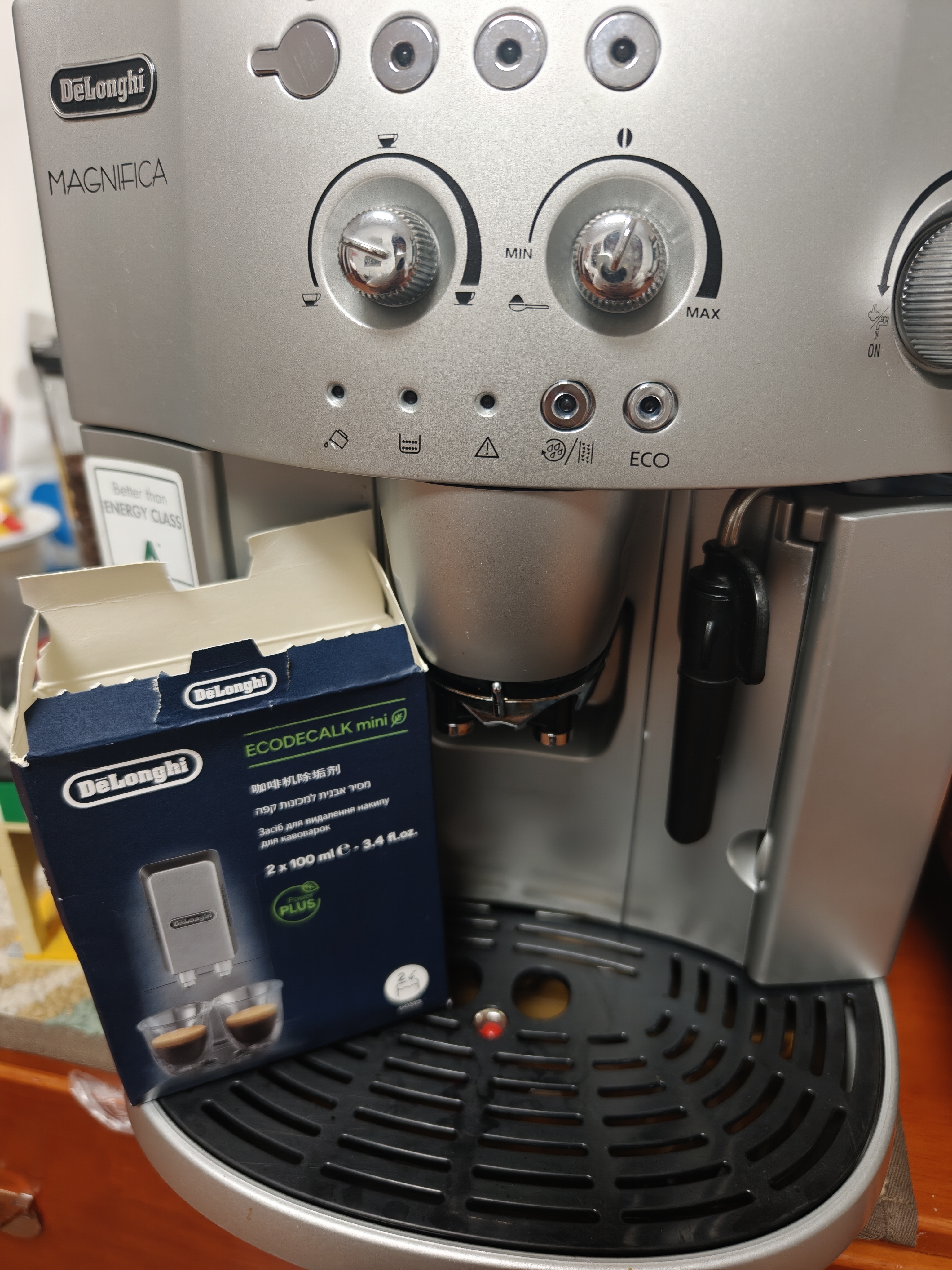 德龙（Delonghi）咖啡机除垢剂 高强度清洁清洗剂咖啡机保养液 2*100ml 1号会员店 实拍图