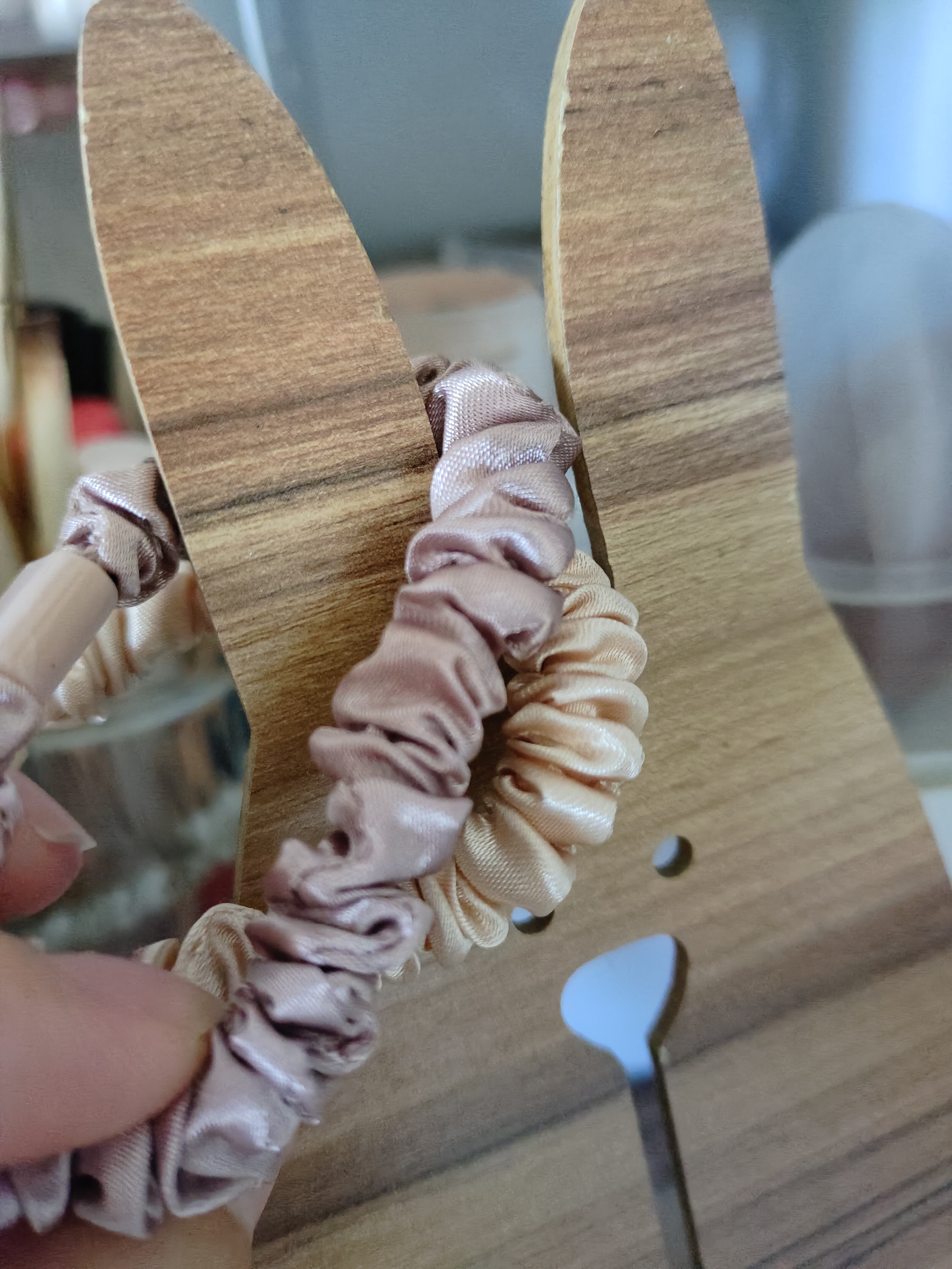 大肠发圈小肠发绳高弹力耐用丸子头橡皮筋女扎头发高级感法式皮套 绸缎感4条【混色】高弹力 实拍图