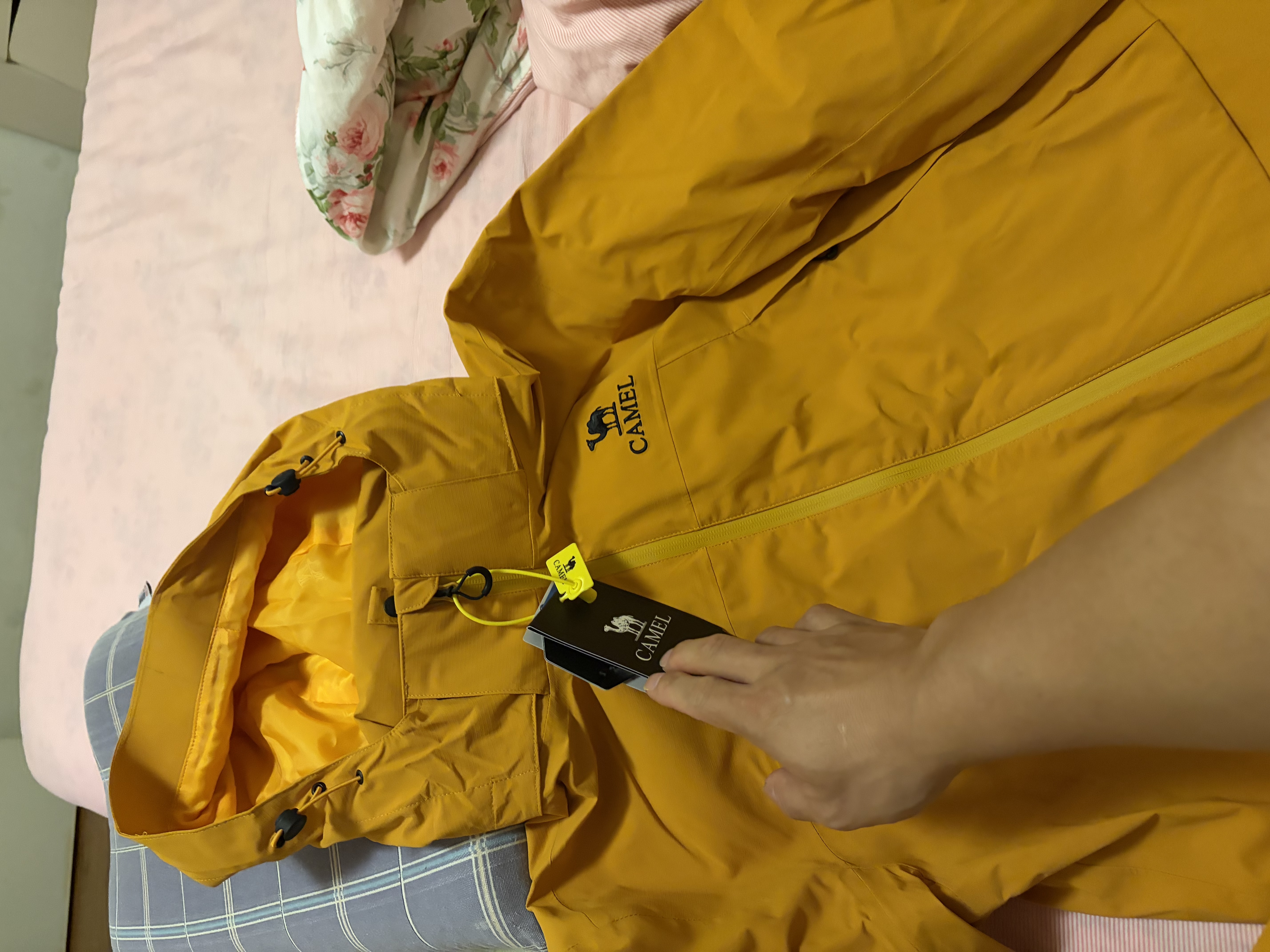 骆驼女装冲锋衣短款小个子外套新款三合一抓绒内胆防泼水防风夹克 实拍图