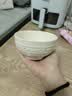 家用餐具釉下彩碗盘高颜值碗碟陶瓷餐具奶霜黄4.5英寸好运碗 明黄色 1个装 实拍图