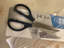 得力（deli）办公生活家用剪刀 小剪子手工剪纸刀 办公用品 蓝色6045-ES 实拍图