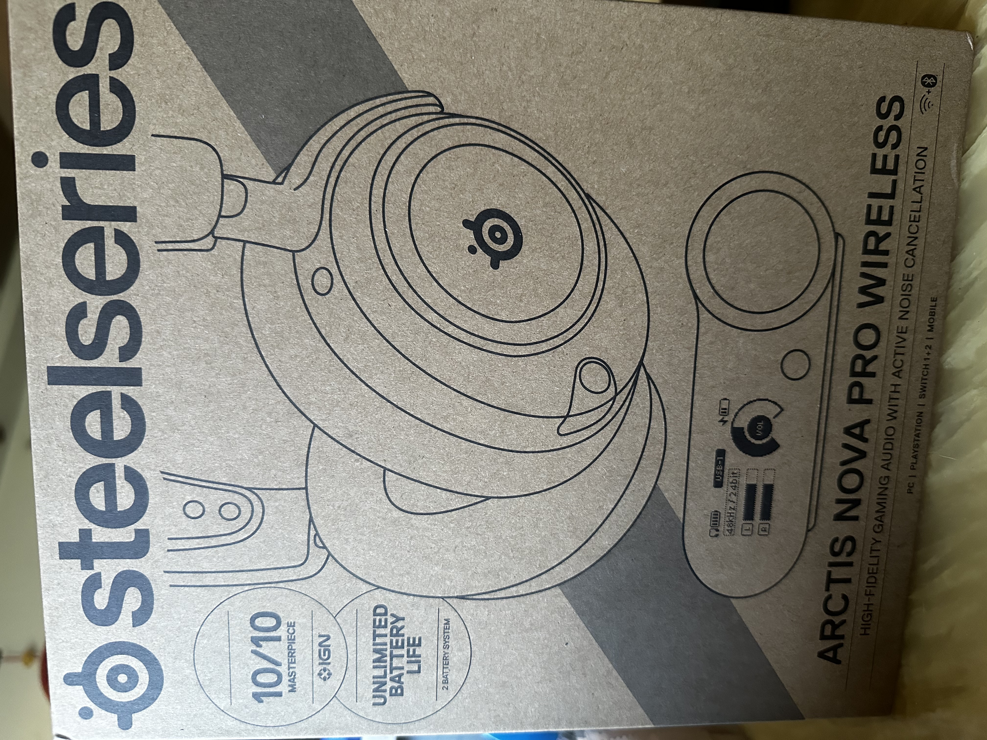 赛睿（SteelSeries）【Faker冠军同款】寒冰新星Arctis Nova Pro Wireless电竞无线游戏电竞耳机耳麦四模ANC环保装 实拍图