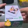 INSTAX富士instax立拍立得 mini相纸 白边双包20张+香蕴花影边框贴 实拍图