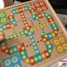 得力（deli）五合一游戏棋套装围棋飞行跳棋斗兽棋动物棋儿童礼物玩具 实拍图