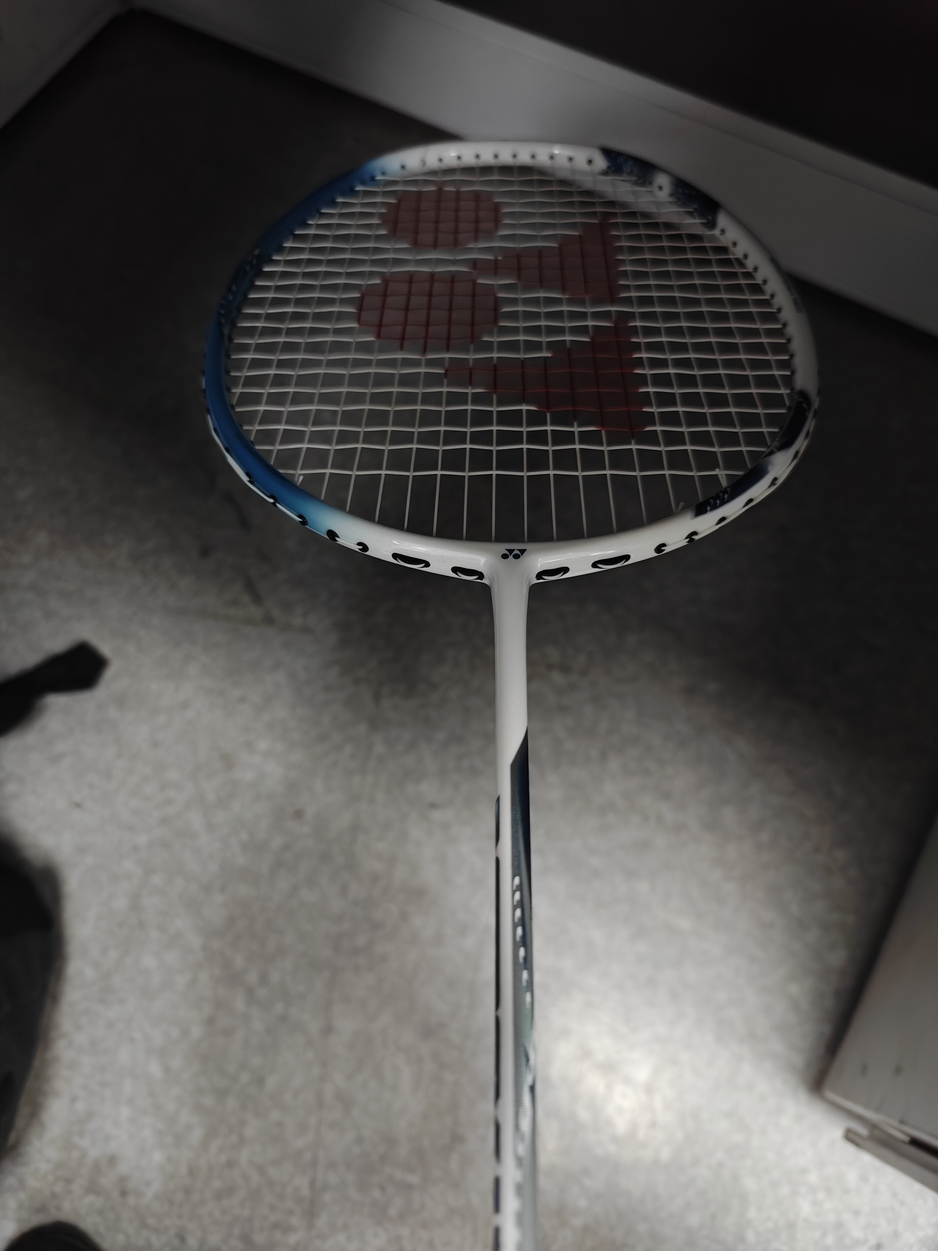 YONEX/尤尼克斯 天斧系列 ASTROX 11 POWER 碳素轻量羽毛球拍 礼盒套装 孔雀绿（成品拍）4U5 新色 实拍图