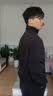 主意范（ZHUYIFAN）夹克男飞行员春秋cleanfit休闲整套立领棒球服外套短款工装冲锋衣 黑色夹克 L 110-130斤 实拍图