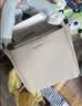 Songmont山下有松中号菜篮子头层牛皮大容量手提包礼物【张婧仪同款】 奶杏色 帆布内胆 现货 实拍图