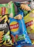 乐事（Lay's）薯片（黄瓜味+原味+红烩味+鱿鱼味+鸡翅味）400g 混合10包 实拍图