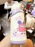 babycare儿童保温杯水壶吸管杯大宝宝学饮杯316不锈钢双饮上学600ml 实拍图