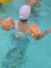swimbobo儿童游泳臂圈游泳圈 游泳手臂圈浮力袖儿童游泳装备臂圈橙色 实拍图