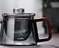 美斯尼 泡茶杯玻璃茶杯带嘴泡茶壶茶水分离杯花茶杯功夫茶具 实拍图