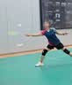 李宁（LI-NING）羽毛球服短袖套装夏季凉爽排球乒乓球打比赛运动服时尚专业透气 男子/蓝色上衣/黑色短裤 套装 XL 实拍图