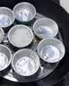 美丽雅锡纸碗杯70只空气炸锅专用锡纸盘蛋挞托布丁模具食品级铝箔烤盘 实拍图