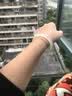 VTL冰种飘花天然白玉髓手镯白月光玛瑙玉手镯女翡翠色女七夕生日礼物 56圈口【90-100斤】 实拍图