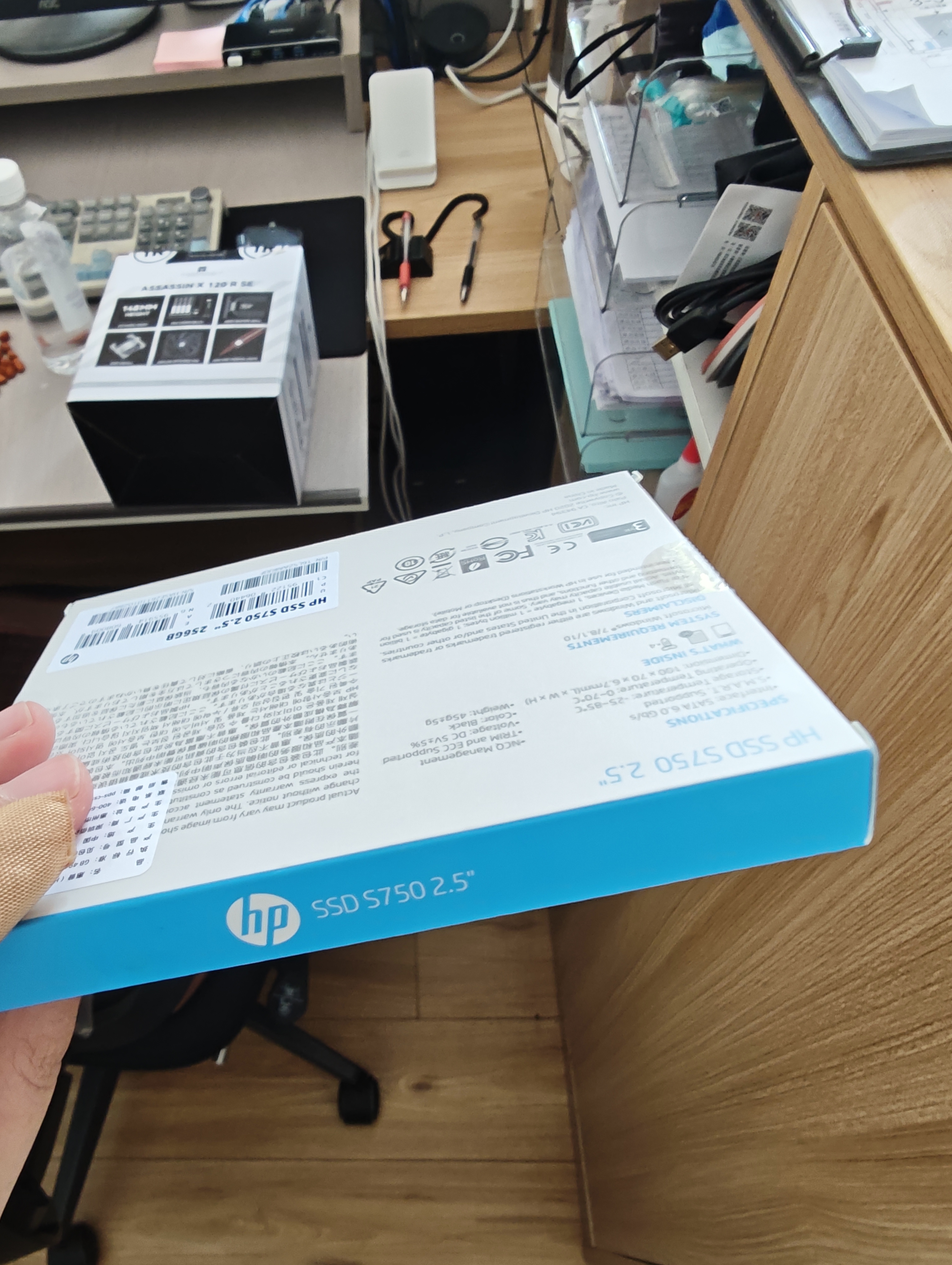 惠普（HP）256G SSD固态硬盘 SATA3.0接口 S750系列 实拍图