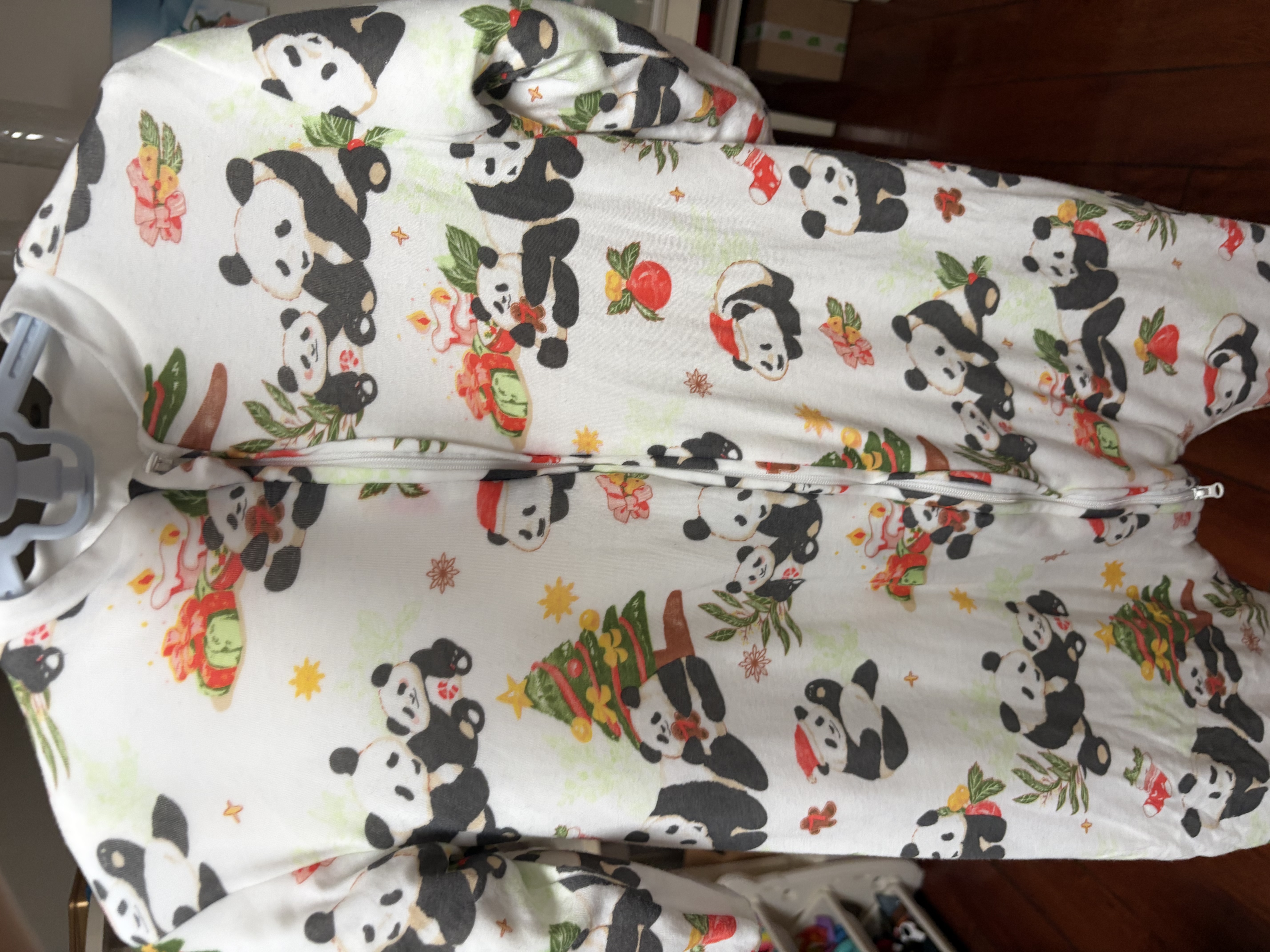 南极人（Nanjiren）婴儿分腿恒温睡袋秋冬中大童防踢被子宝宝家居服竹棉睡衣100码 实拍图