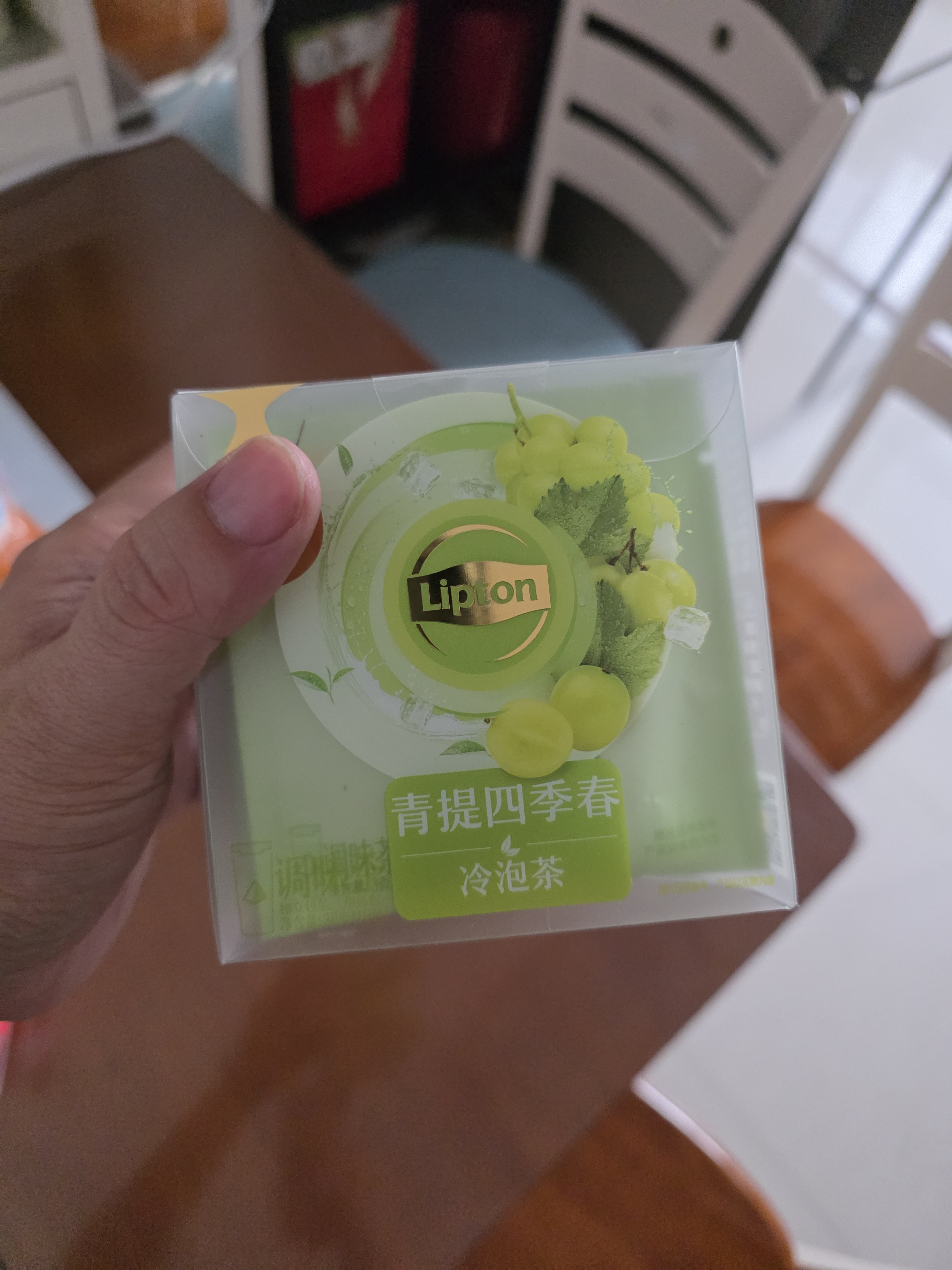 立顿青提四季春冷泡茶 独立包装水茶休闲下午茶10包30g 实拍图