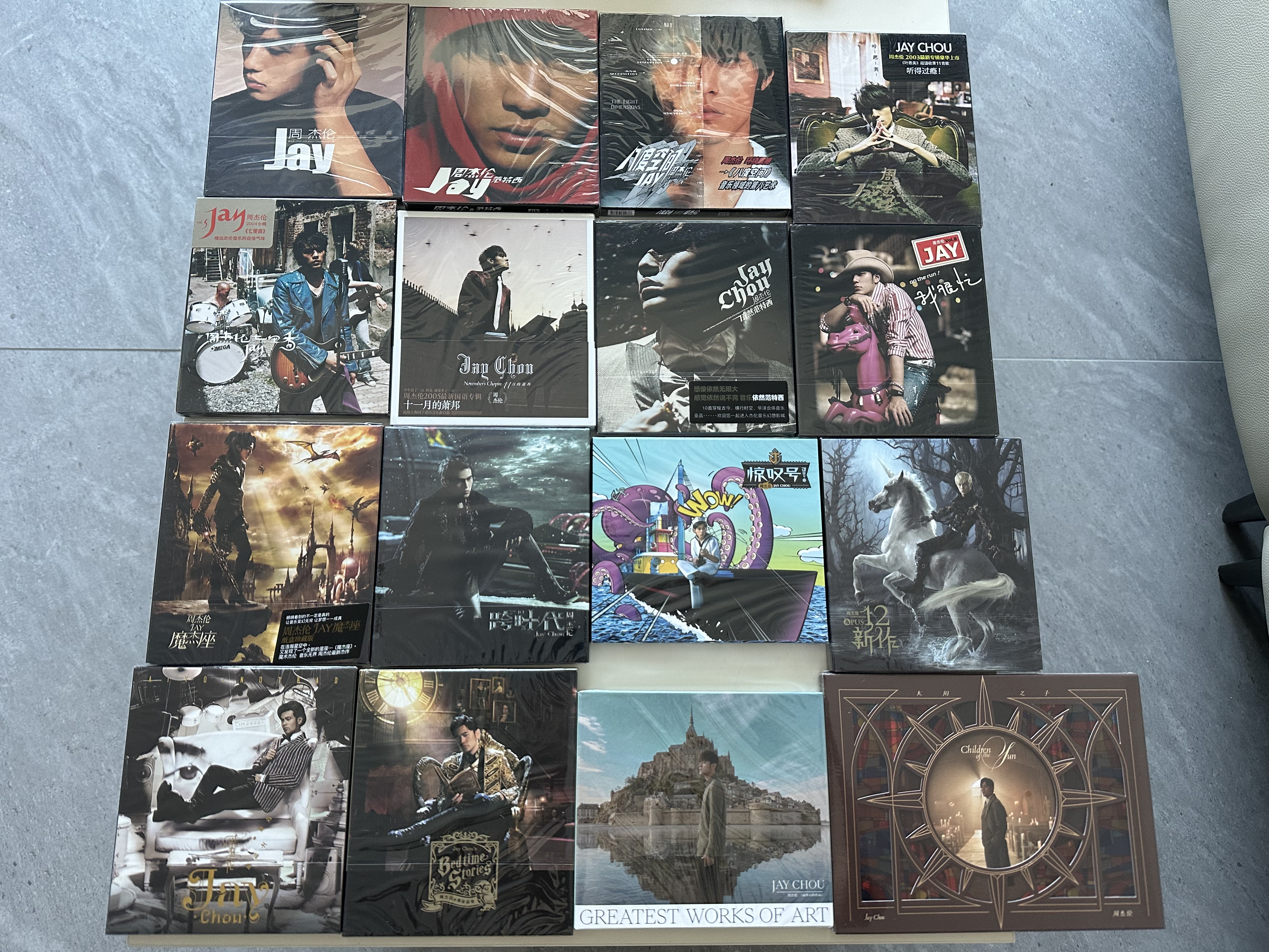 官方正版 Jay周杰伦专辑实体CD唱片碟合集环球版全套装 车载歌曲 周边生日礼物 周杰伦16张专辑全套装 实拍图