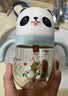 贝亲（Pigeon）防胀气 熊猫儿童防呛防漏喝水喝奶ppsu吸管奶瓶杯 300ml 12月 实拍图